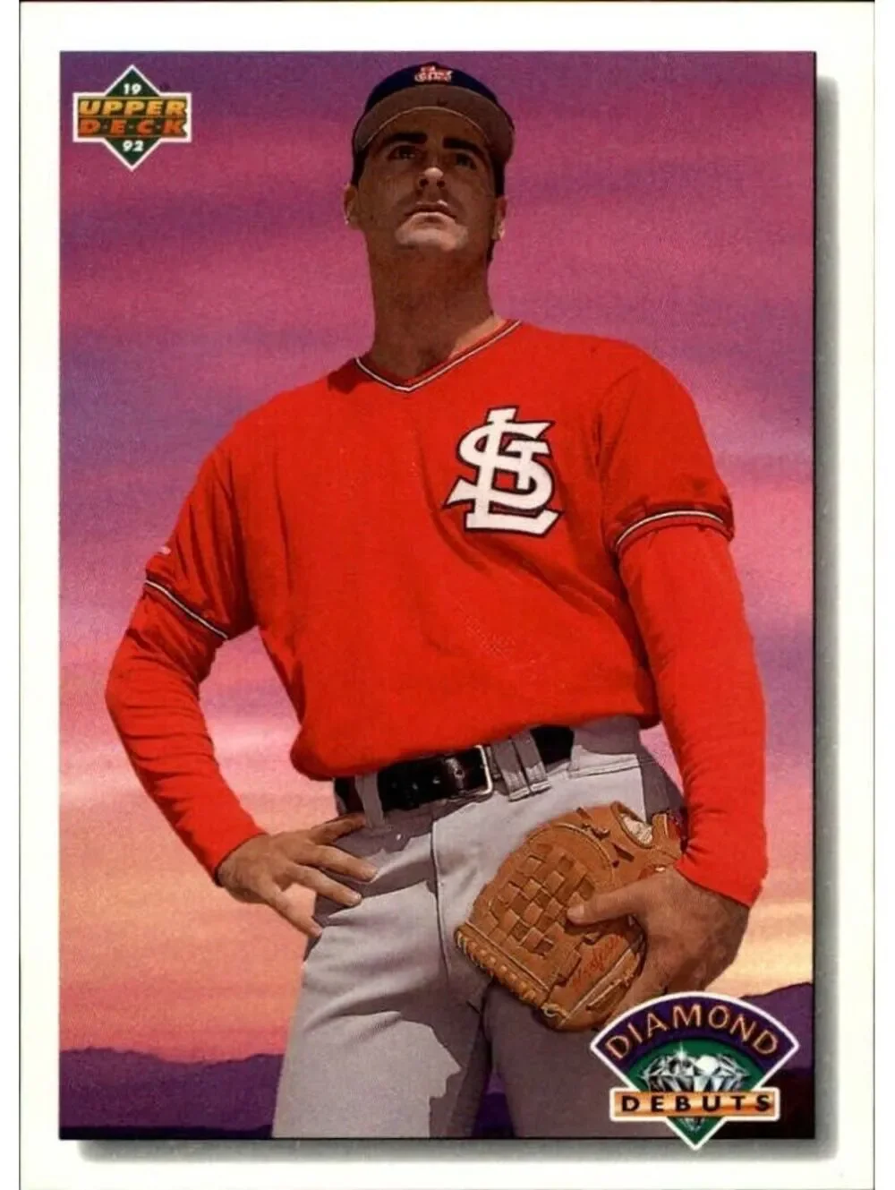 Donovan Osborne 1992 Upper Deck MLB #770 Diamond Debuts Checklist Card Cardinals